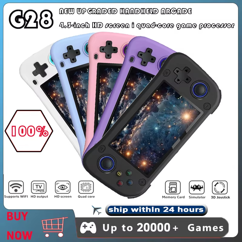 Gaming Console For Kids - G28 Retro Handheld Video Game Console