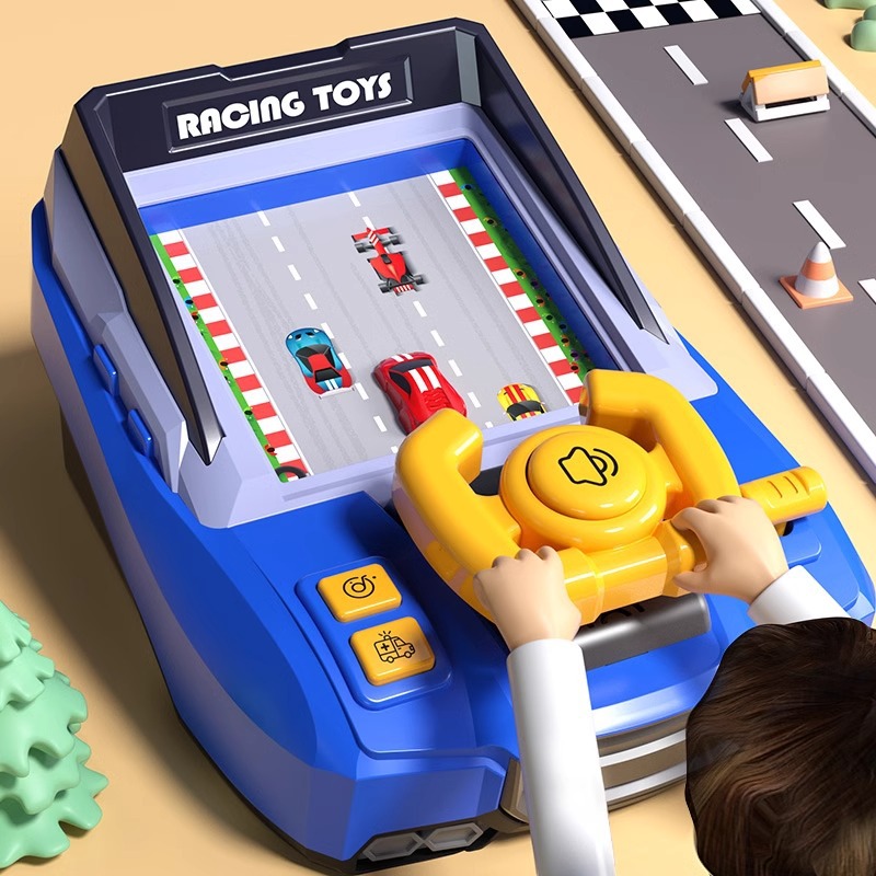 Gaming Console For Kids - Children Competitive Racing Game Machine Electronic
