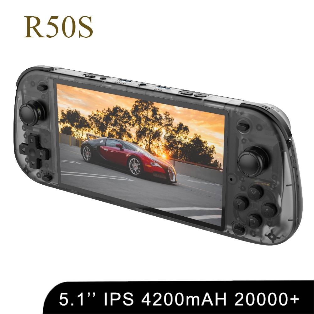 Gaming Console For Kids - 5.1inch New R50S Retro Handheld Video