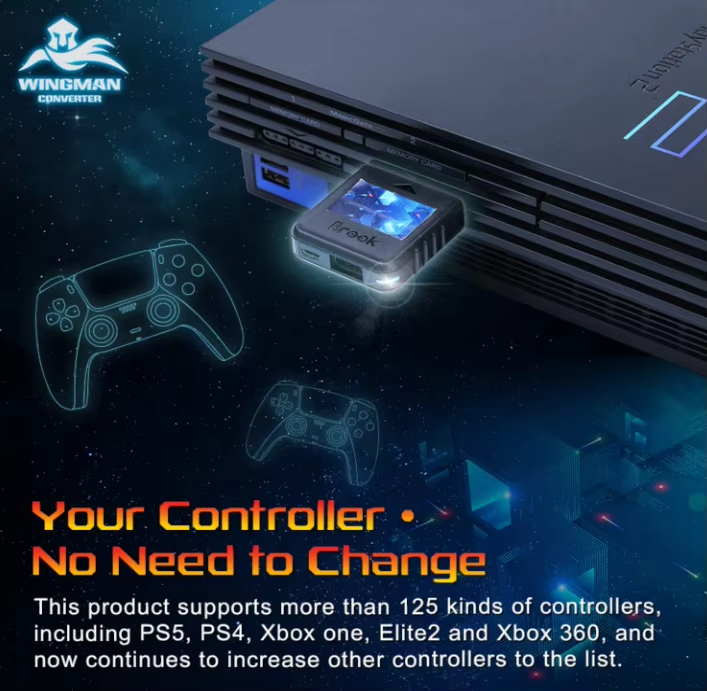 PS2 Wingman Brook Converter fo - Microsoft Console Xbox Series X 评论和价格
