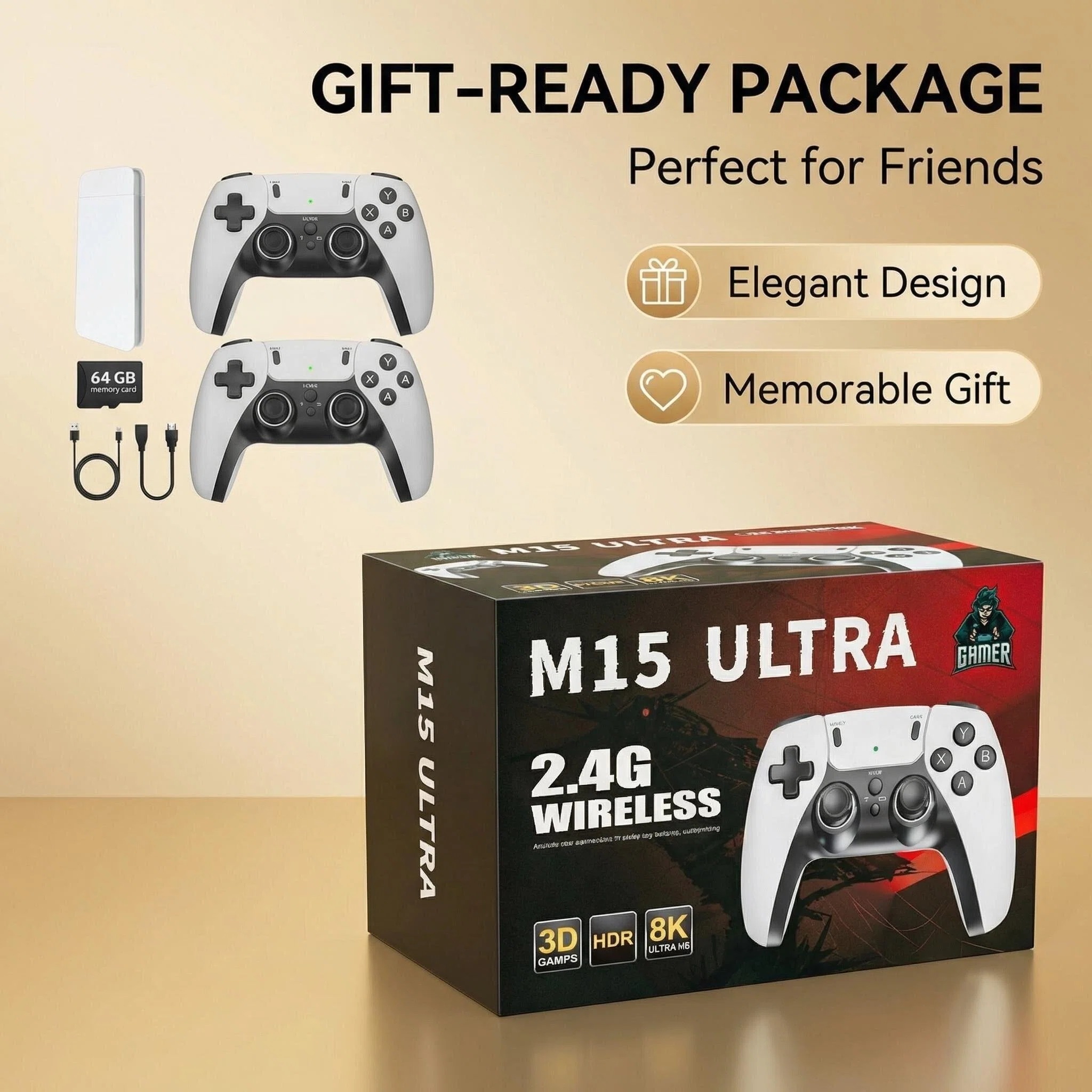 M15 Ultra 2.4G Wireless Game S - Gaming Console Emulator 评论和价格