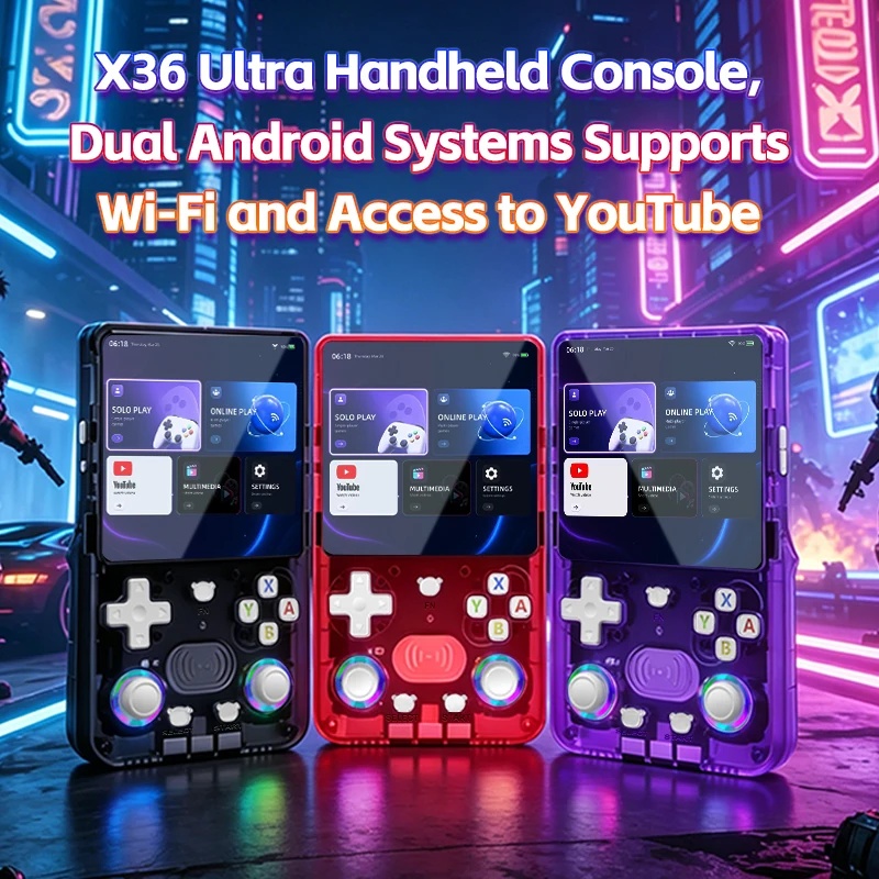 X36Ultra Retro Handheld Consol - Handheld Gaming Console Youtube 评论和价格