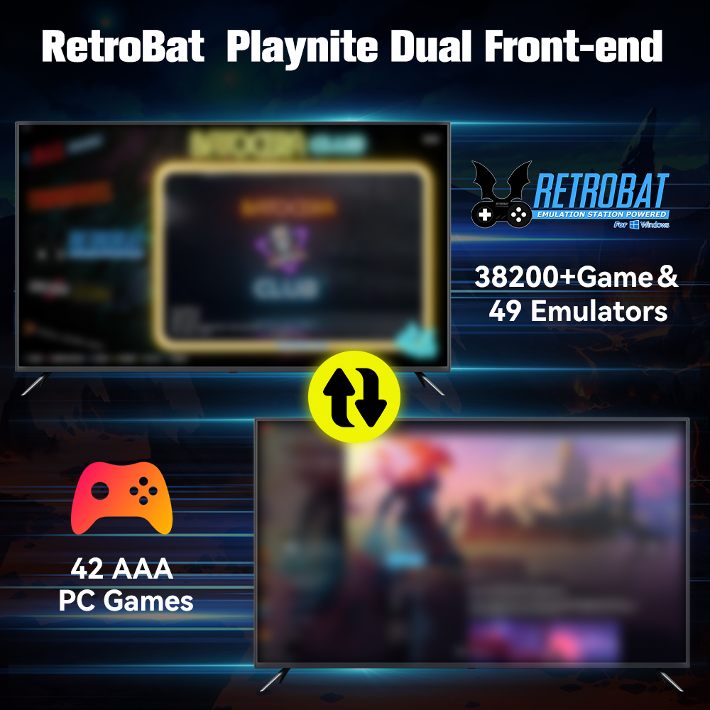 Retrobat＆Playnite System HDD R - Gaming Console Gs5 评论和价格