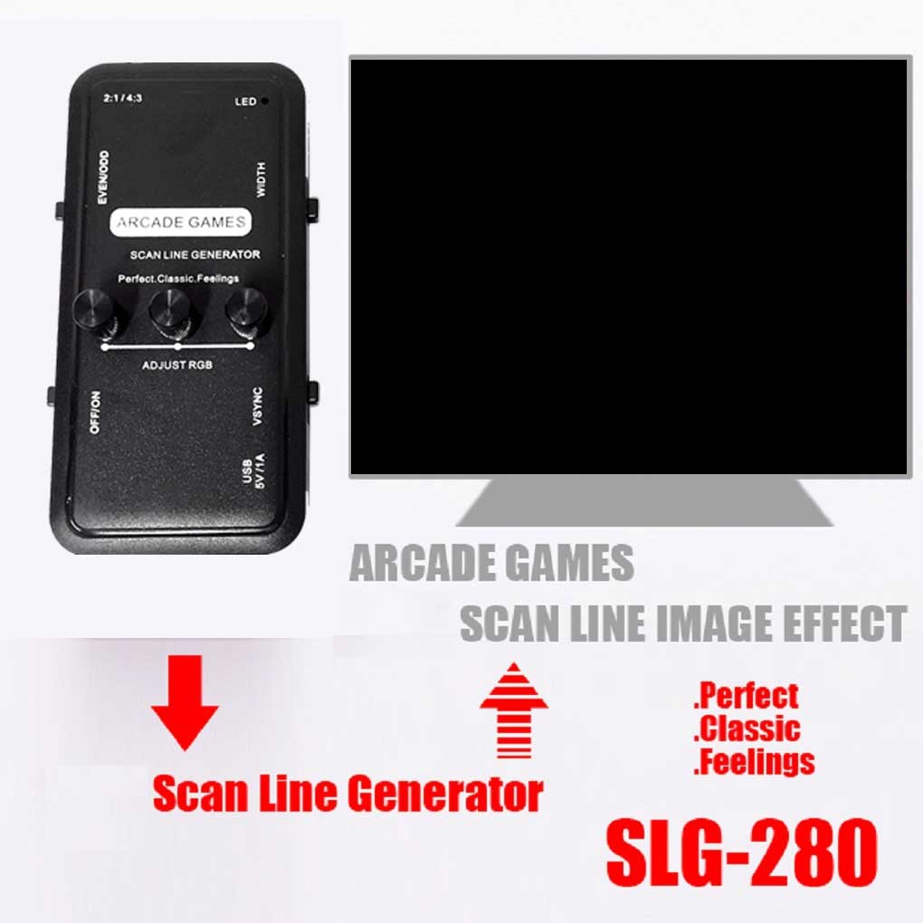 Adjustable Scanline Generator  - Gaming Console Generations 评论和价格