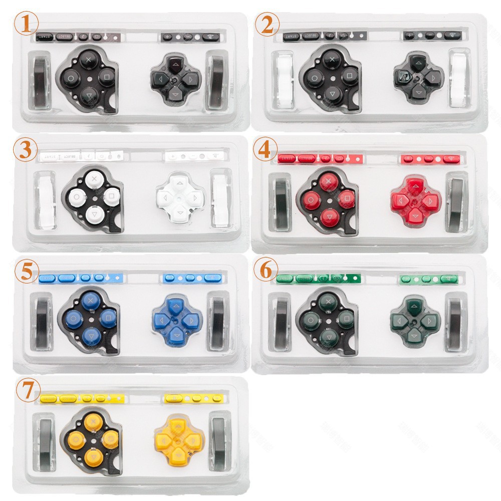 1Set Left Right ABXY Select St - Gaming Console Psp 评论和价格