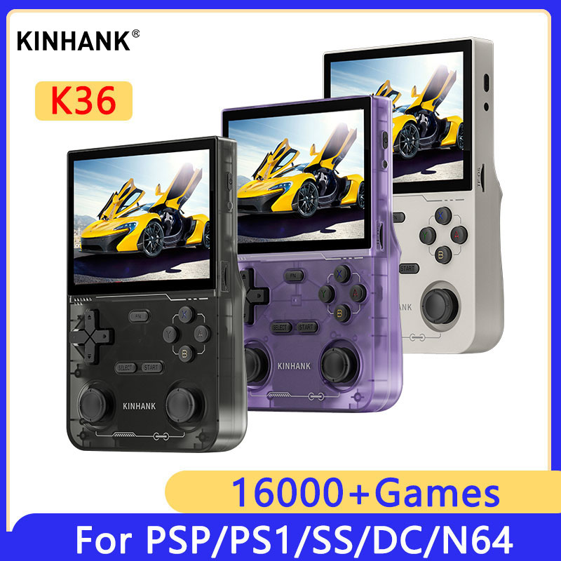 KINHANK K36 Retro Handheld Vid - Gaming Console Emulator 评论和价格