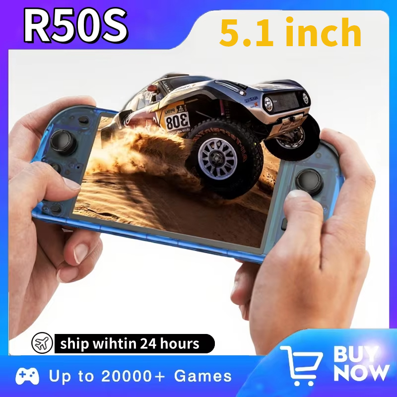 5.1inch New R50S Retro Handhel - Gaming Console For Kids 评论和价格