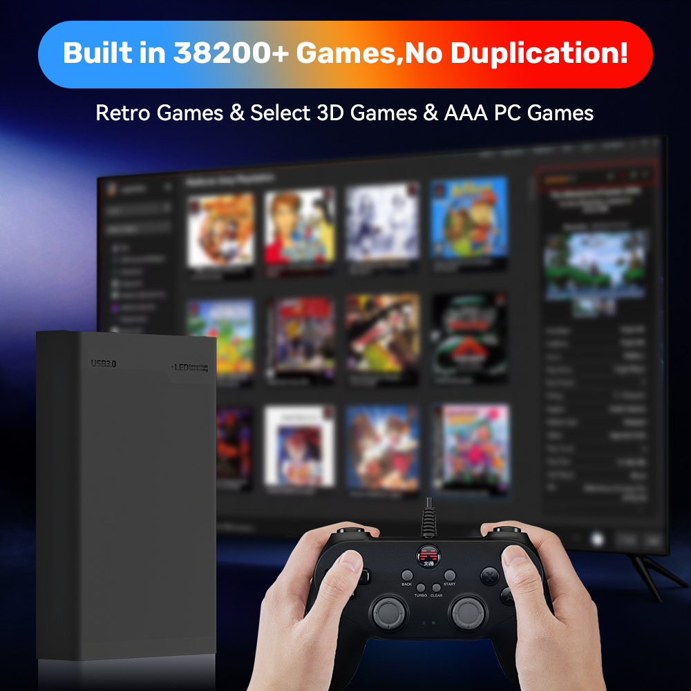 Hyper Base MIX 500G 38200+Game - Gaming Console Gs5 评论和价格