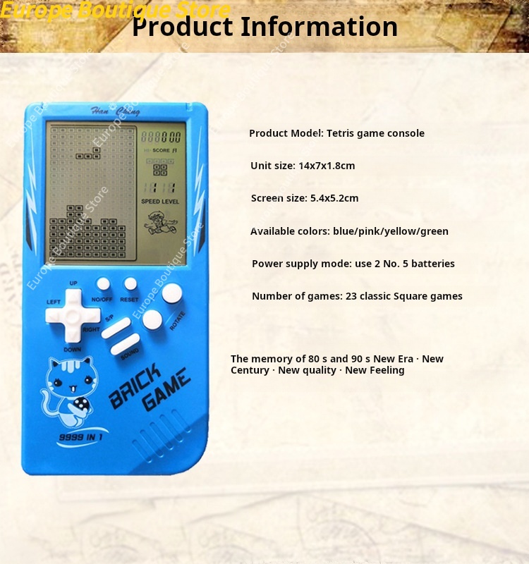 Large Screen Kids Handheld Gam - Gaming Console For Kids 评论和价格